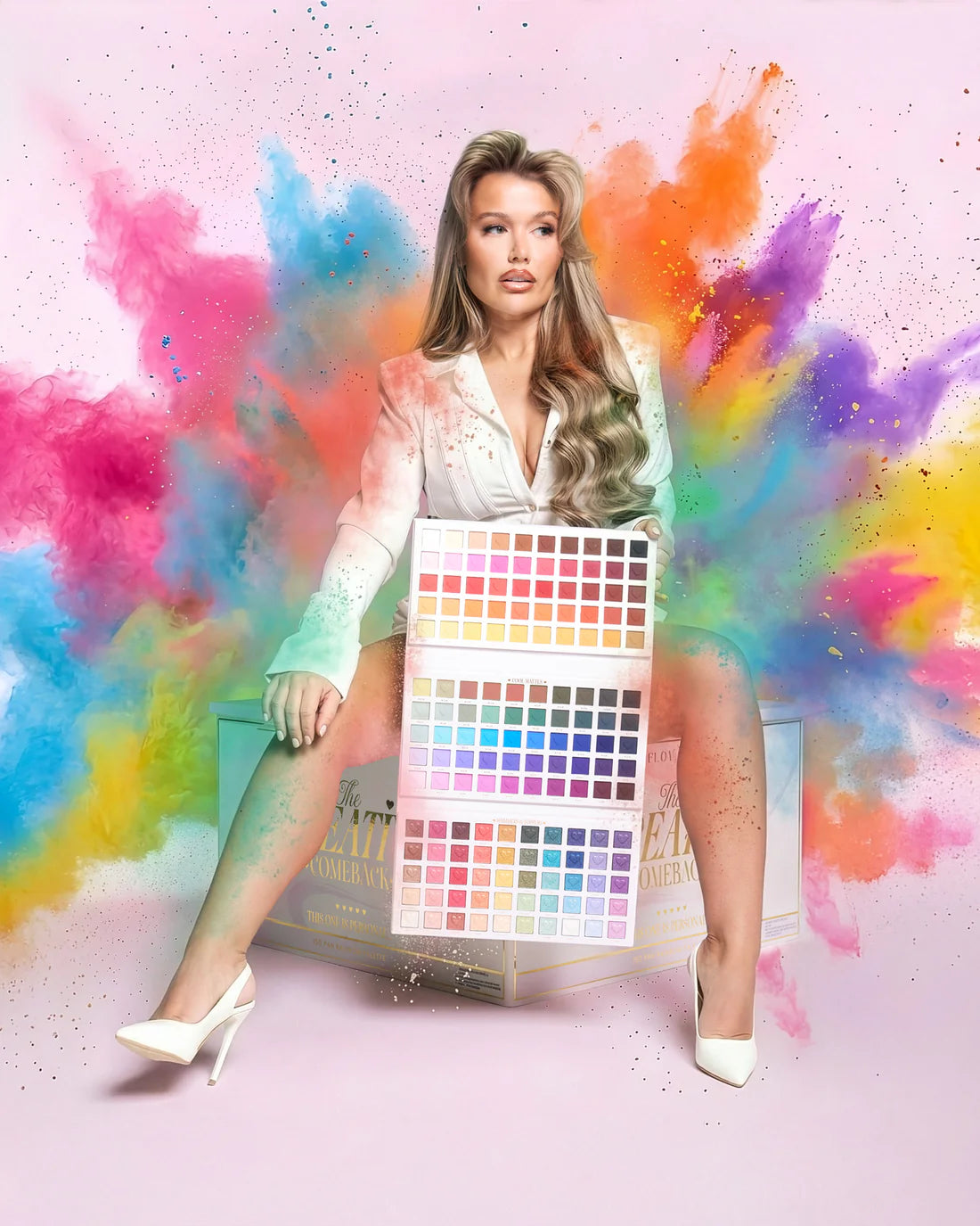 P.LOUISE CREATIVE COMEBACK XXXL EYESHADOW PALETTE